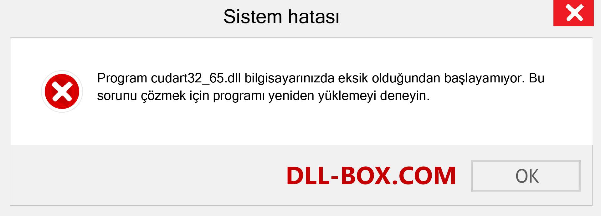 cudart32_65.dll dosyası eksik mi? Windows 7, 8, 10 için İndirin - Windows'ta cudart32_65 dll Eksik Hatasını Düzeltin, fotoğraflar, resimler